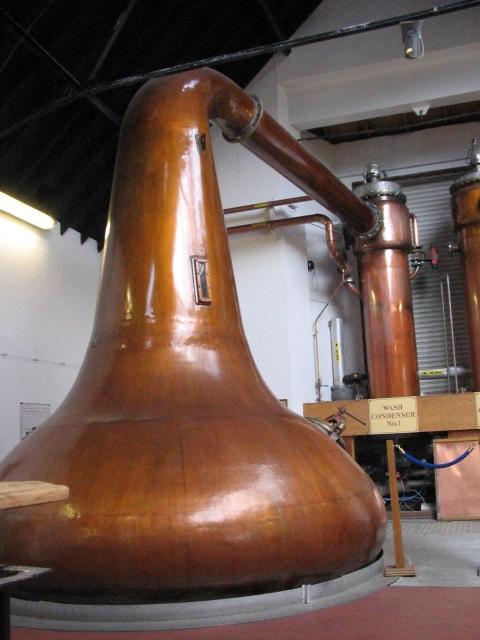 Brennblase der Blair Athol Distillery