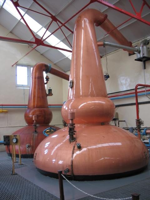 Brennblase der Glenfarclas Distillery