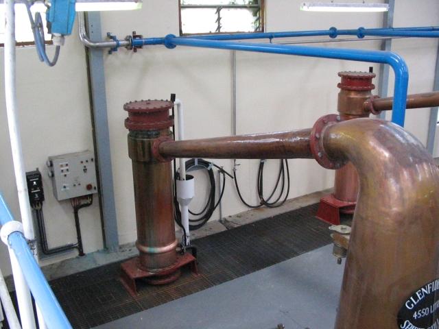 Weitere Ansicht eines Condensers bei Glenfiddich
