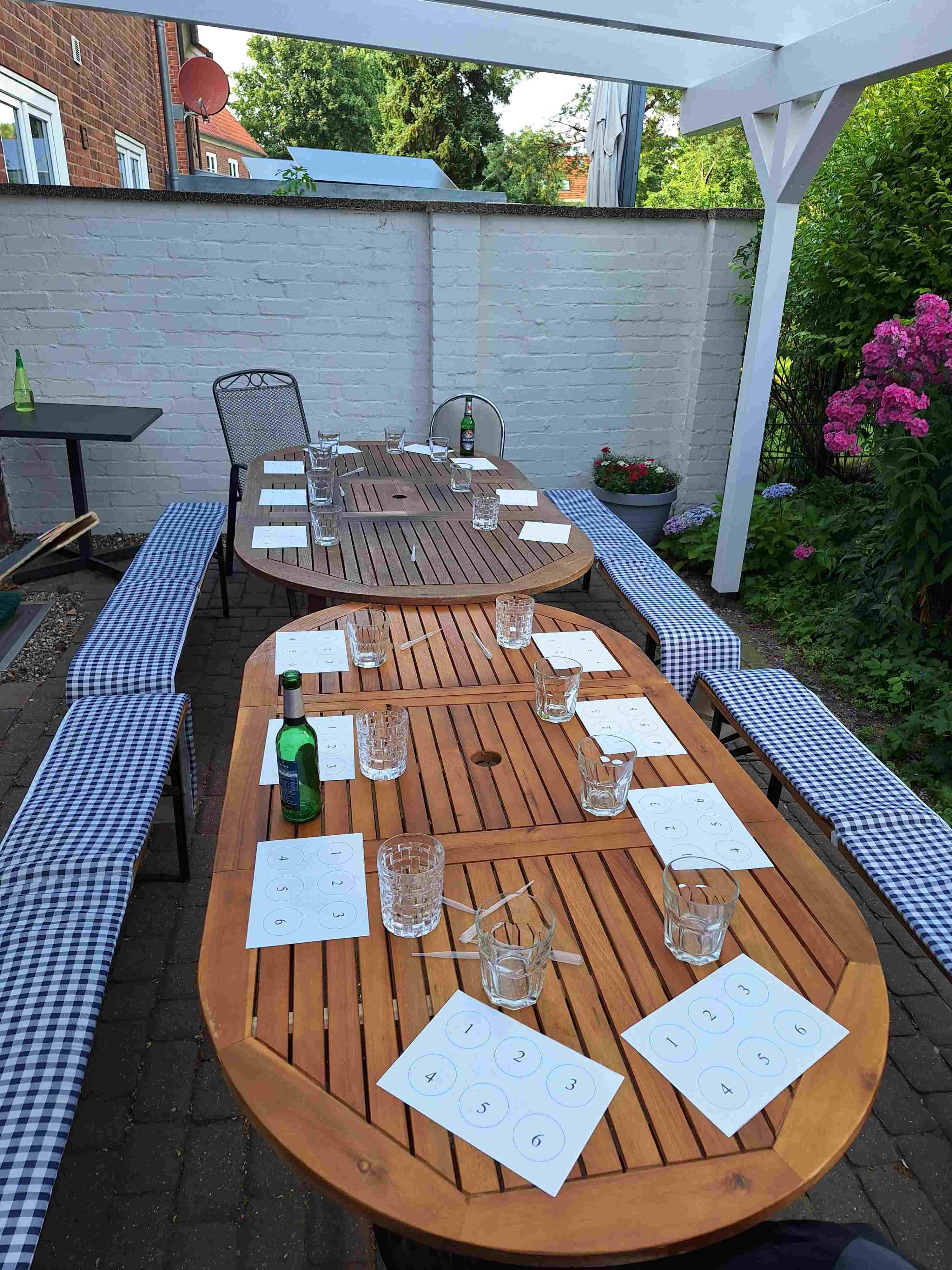 Vorbereiteter Tisch